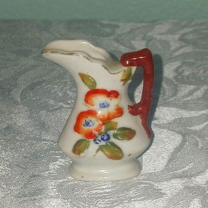 MINIATURE Vintage ca.1945 - 1952 Occupied Japan Flowered Vase